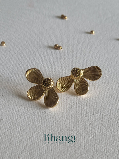 Blooming Flower Stud Earrings