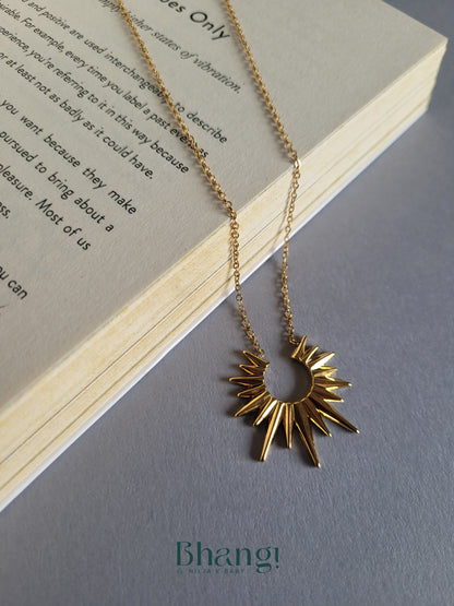 Sunburst Pendant Necklace